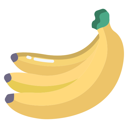 banana Icongeek26 Flat icona