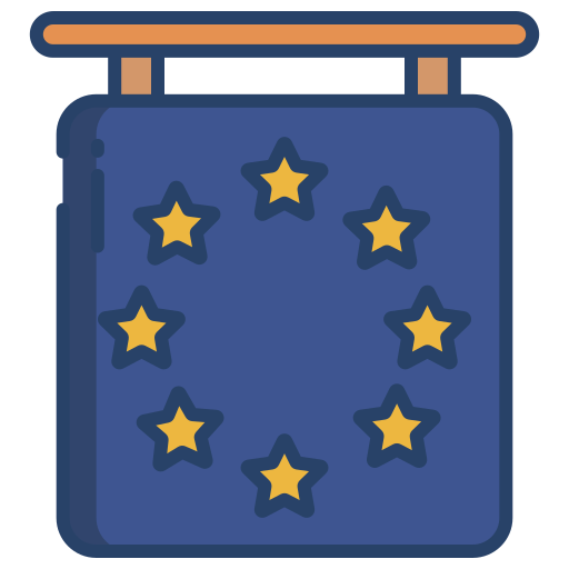 europäische union Icongeek26 Linear Colour icon