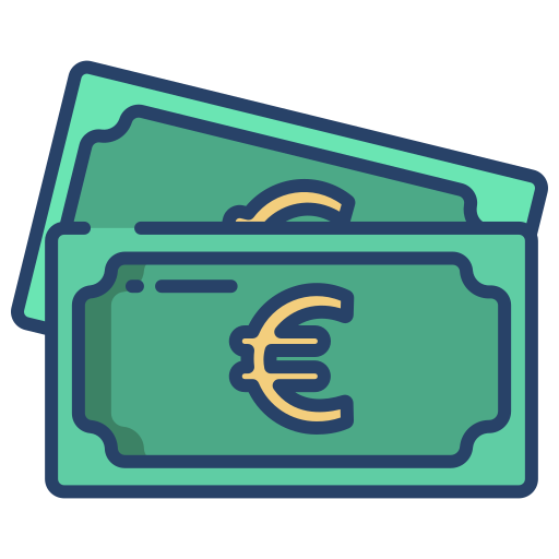 dinero en euros Icongeek26 Linear Colour icono