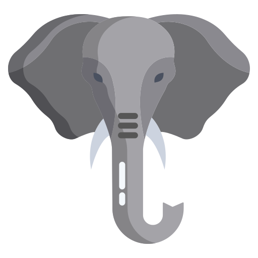 elefante Icongeek26 Flat icono