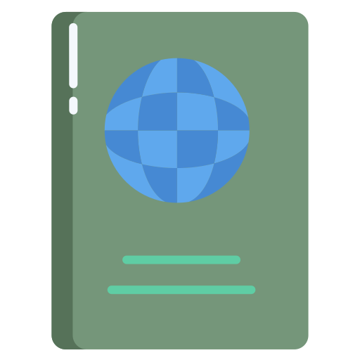 passaporto Icongeek26 Flat icona