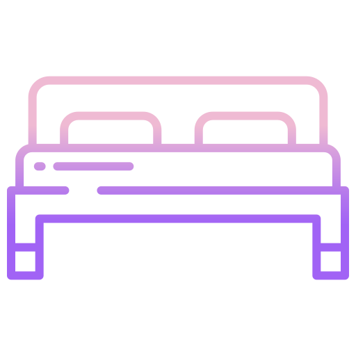 Bed Icongeek26 Outline Gradient icon