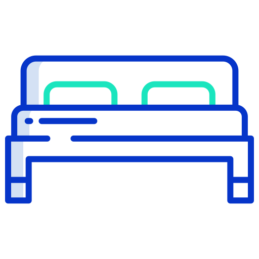 bed Icongeek26 Outline Colour icoon
