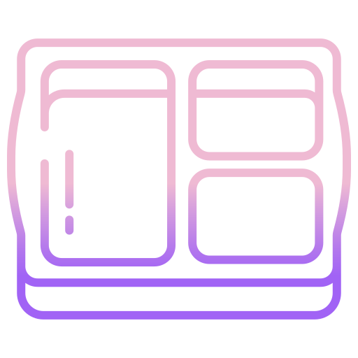 Lunch box Icongeek26 Outline Gradient icon