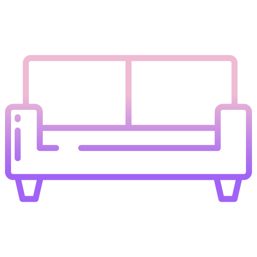 Sofa Icongeek26 Outline Gradient icon