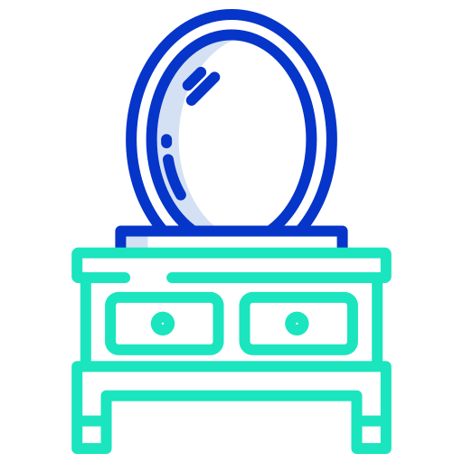 Dressing table Icongeek26 Outline Colour icon
