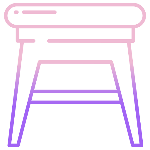 tabouret Icongeek26 Outline Gradient Icône