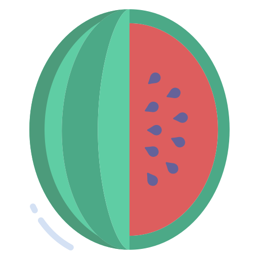 Water melon Icongeek26 Flat icon