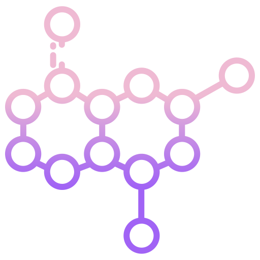 moléculas Icongeek26 Outline Gradient icono