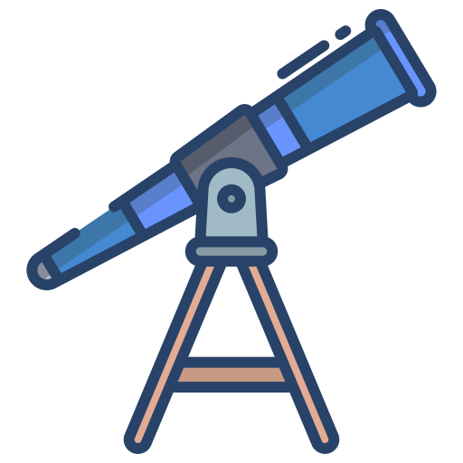 Telescope Icongeek26 Linear Colour icon