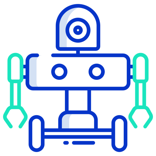 robot Icongeek26 Outline Colour icono
