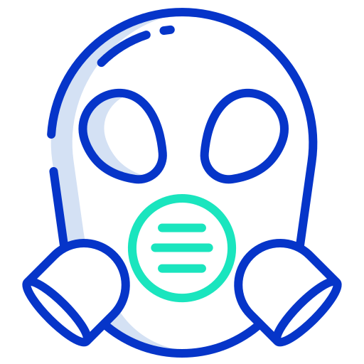 Gas mask Icongeek26 Outline Colour icon