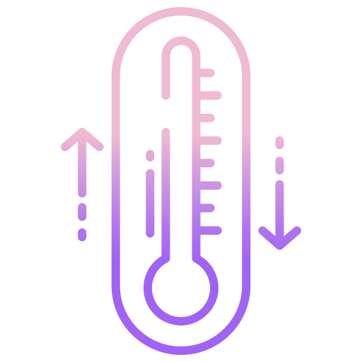 Термометр Icongeek26 Outline Gradient иконка