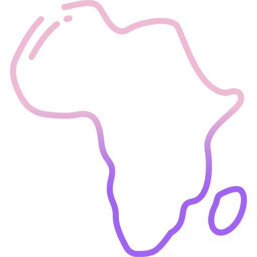 afrika Icongeek26 Outline Gradient icoon