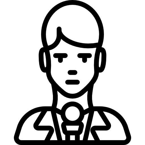 repórter Basic Mixture Lineal Ícone