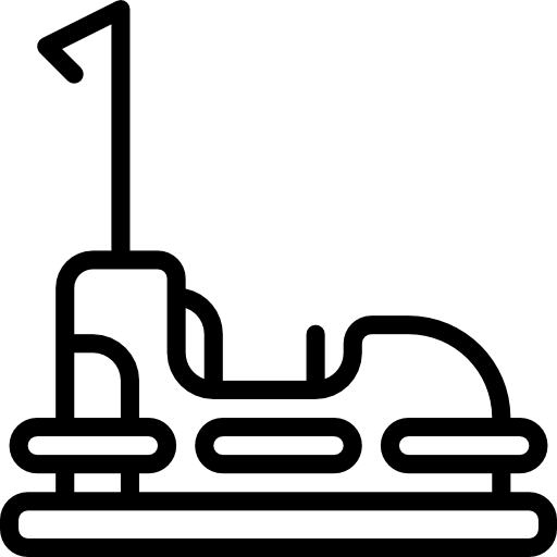 범퍼카 Basic Mixture Lineal icon