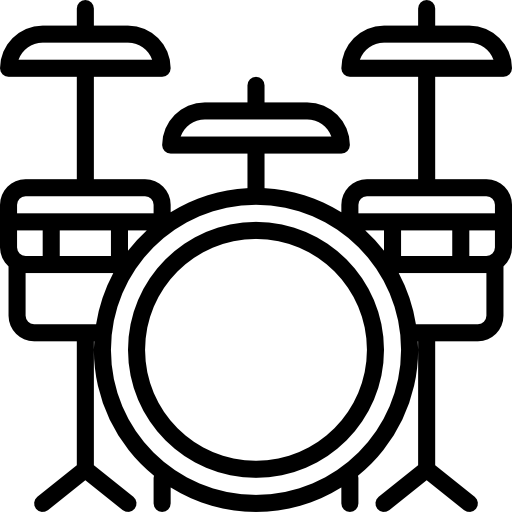schlagzeug Basic Mixture Lineal icon