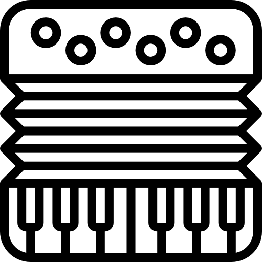 akkordeon Basic Mixture Lineal icon