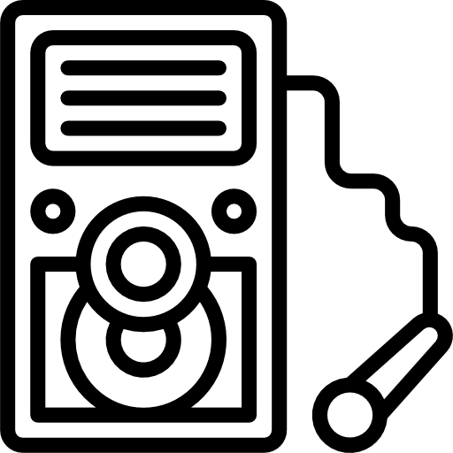 karaok Basic Mixture Lineal icona
