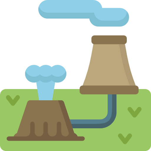 Geothermal energy Special Flat icon