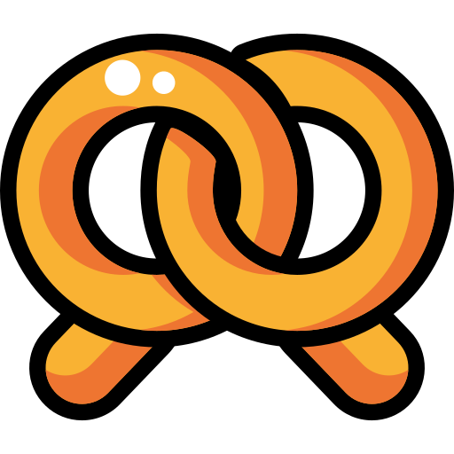 pretzel Generic Outline Color icona
