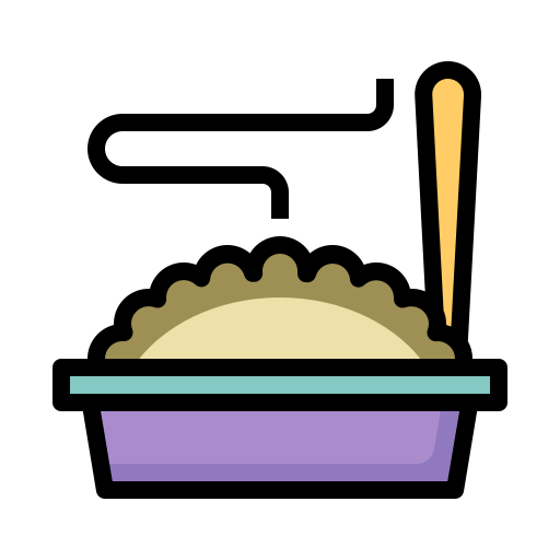 porridge Generic Outline Color icona