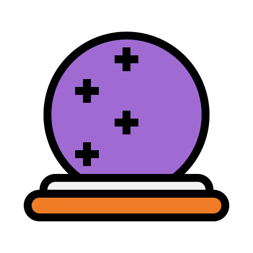 kryształowa kula Generic Outline Color ikona