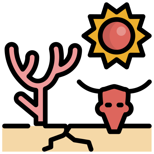 sequía Generic Outline Color icono