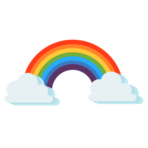 Rainbow Generic Flat icon