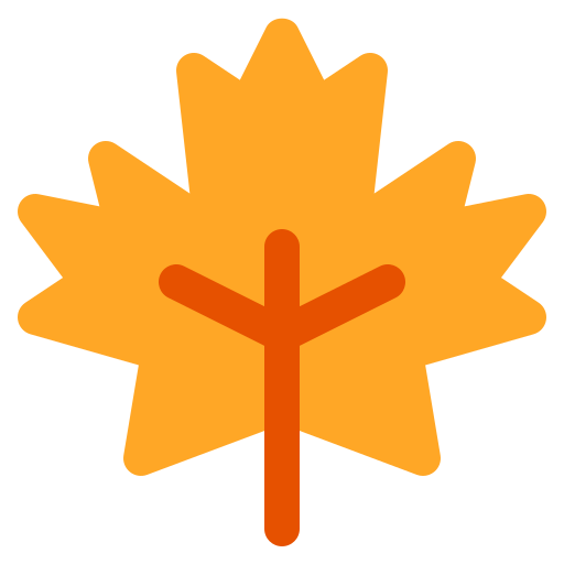 liść klonu Generic Flat ikona