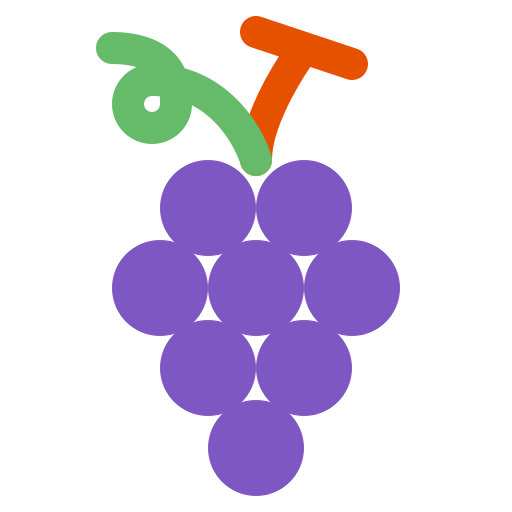 uvas Generic Flat icono