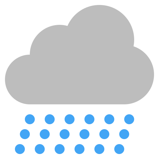 deszczowy Generic Flat ikona