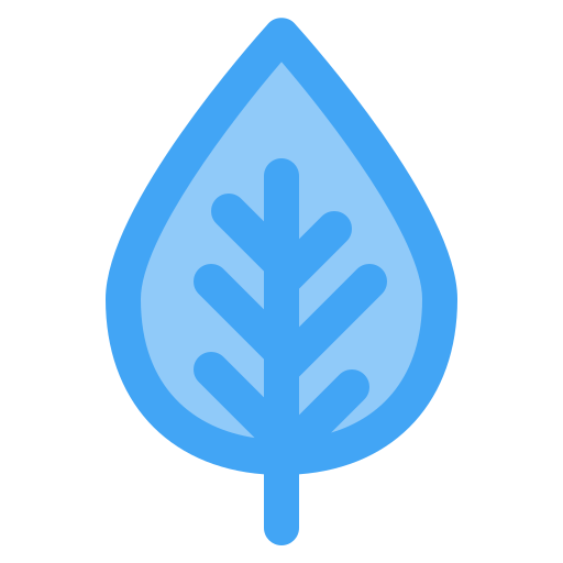 마른 잎 Generic Blue icon