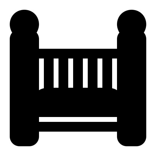 berço Generic Glyph Ícone