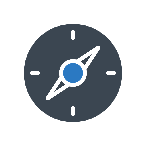 kompas Generic Blue icoon