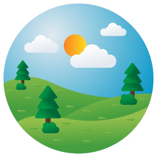 山脈 Generic Circular icon