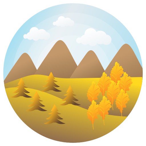 모래 언덕 Generic Circular icon