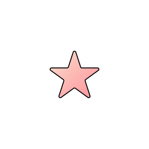 estrella Generic Lineal Color Gradient icono