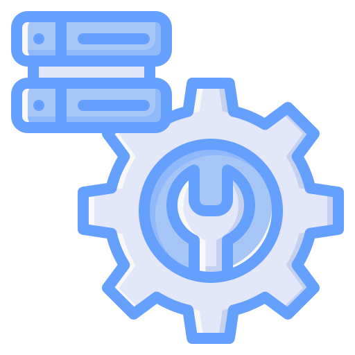 verificación del servidor Generic Blue icono