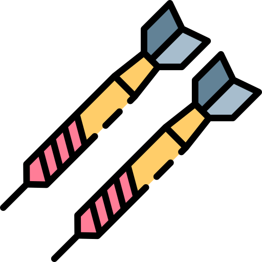 Darts Generic Outline Color icon