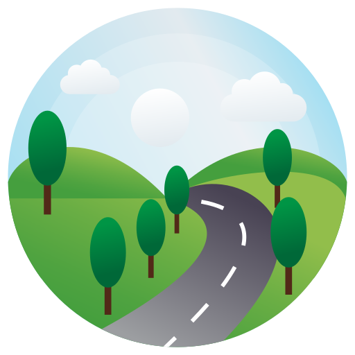 Road Generic Circular icon
