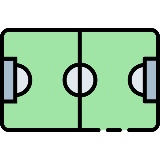 Футбольная площадка Generic Outline Color иконка