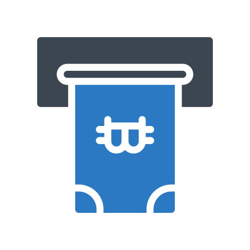 geldautomaat Generic Blue icoon