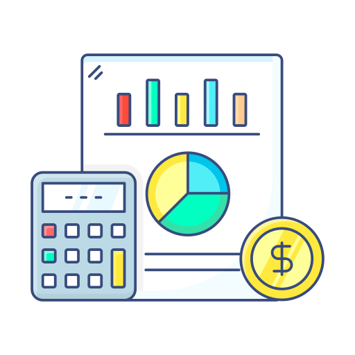 Bank statement Generic Thin Outline Color icon