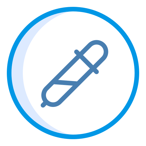 Eyedropper Generic Blue icon