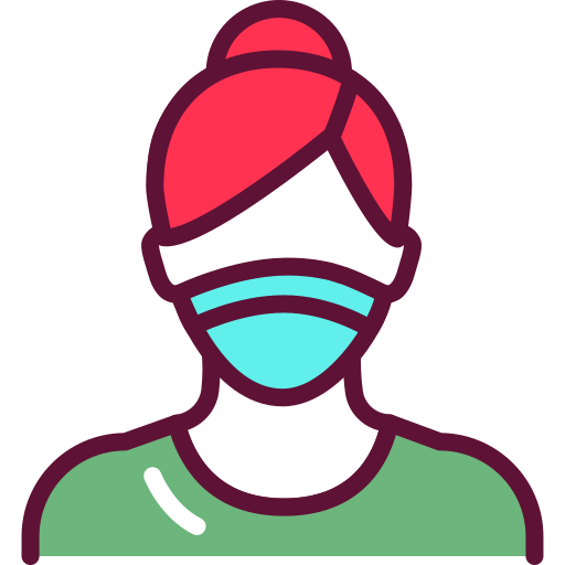 schutzmaske Generic Outline Color icon