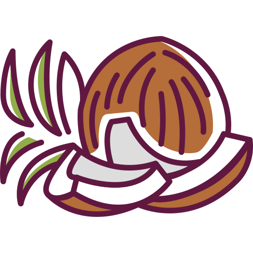 orzech kokosowy Generic Color Omission ikona