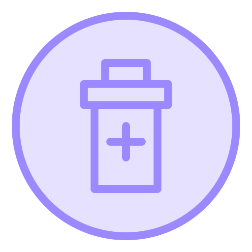 薬 Generic Outline Color icon