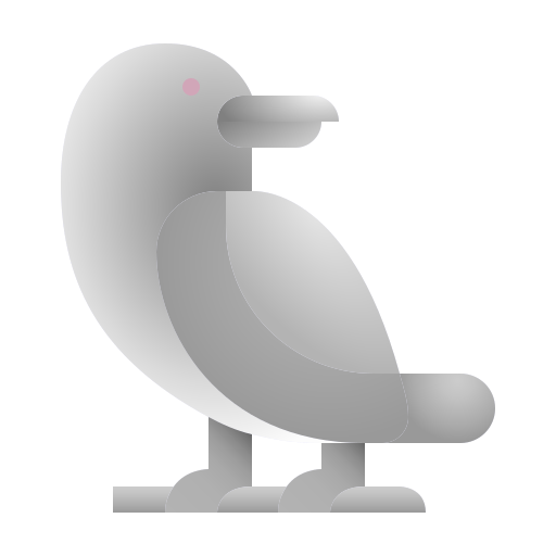 Crow Generic Flat Gradient icon