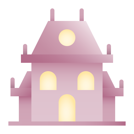 Haunted house Generic Flat Gradient icon